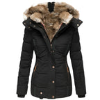 Ludovica Cappotto Invernale Caldo con Fodera in Pelliccia