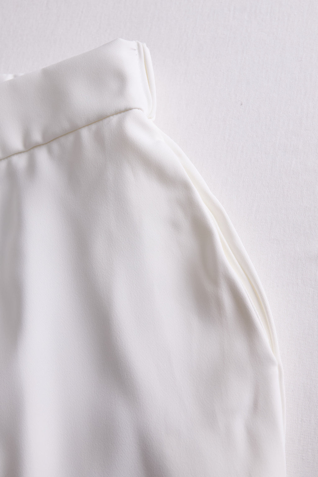 Eleganti Pantaloni Bianchi a Vita Alta