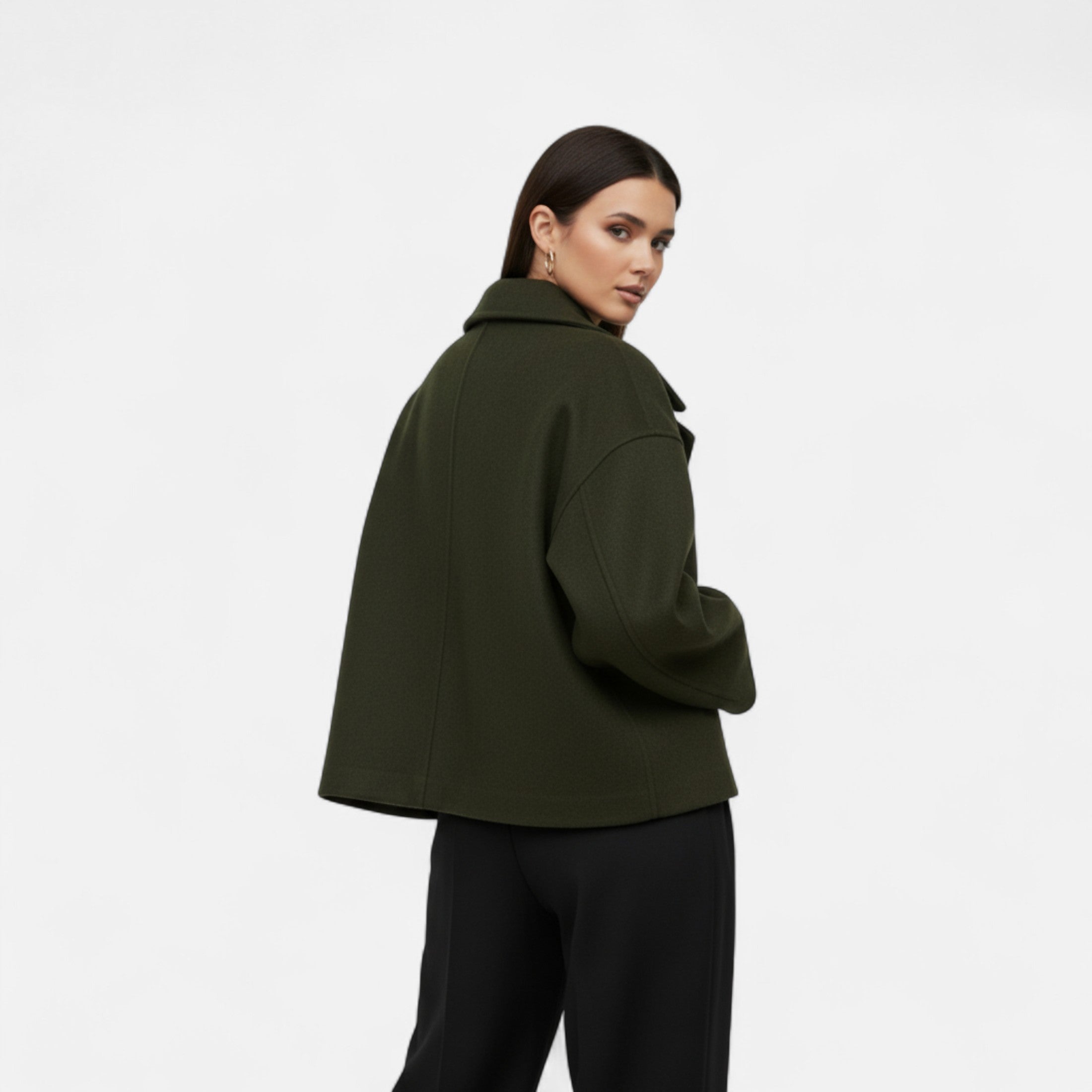 Cappotto Oversize – Tessuto Leggero – Stile Urbano Moderno