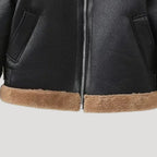 Giacca con Bordo in Shearling – Elegante Stile Invernale