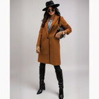 Cappotto Lungo di Lana da Donna - Elegante Cappotto Invernale da Donna