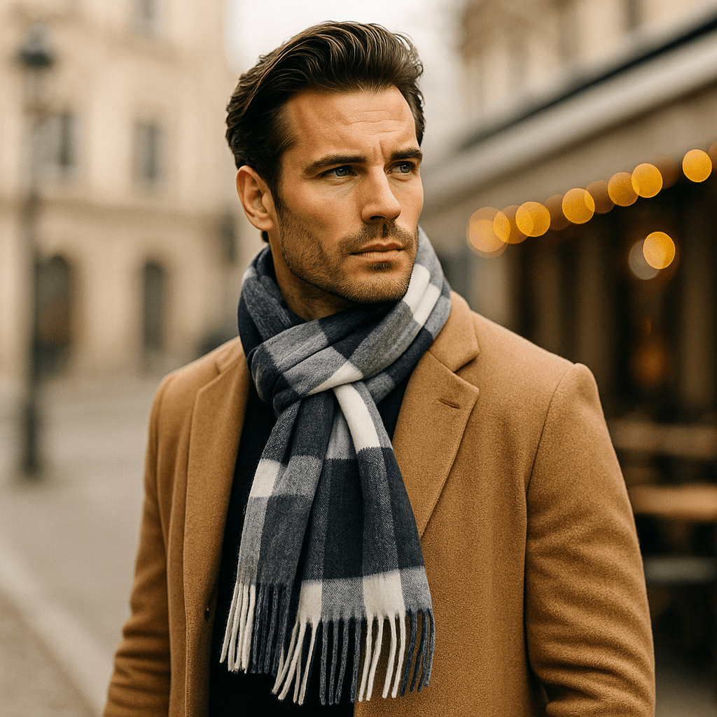 Sciarpa Lana di Lusso - Calda - Morbida - Elegante - Inverno