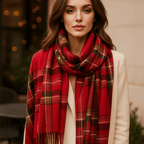 Sciarpa Liora - Morbida - Elegante - A Quadri