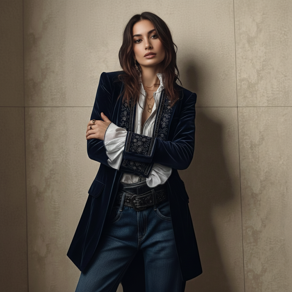 Elise™ | Giacca di velluto di lusso