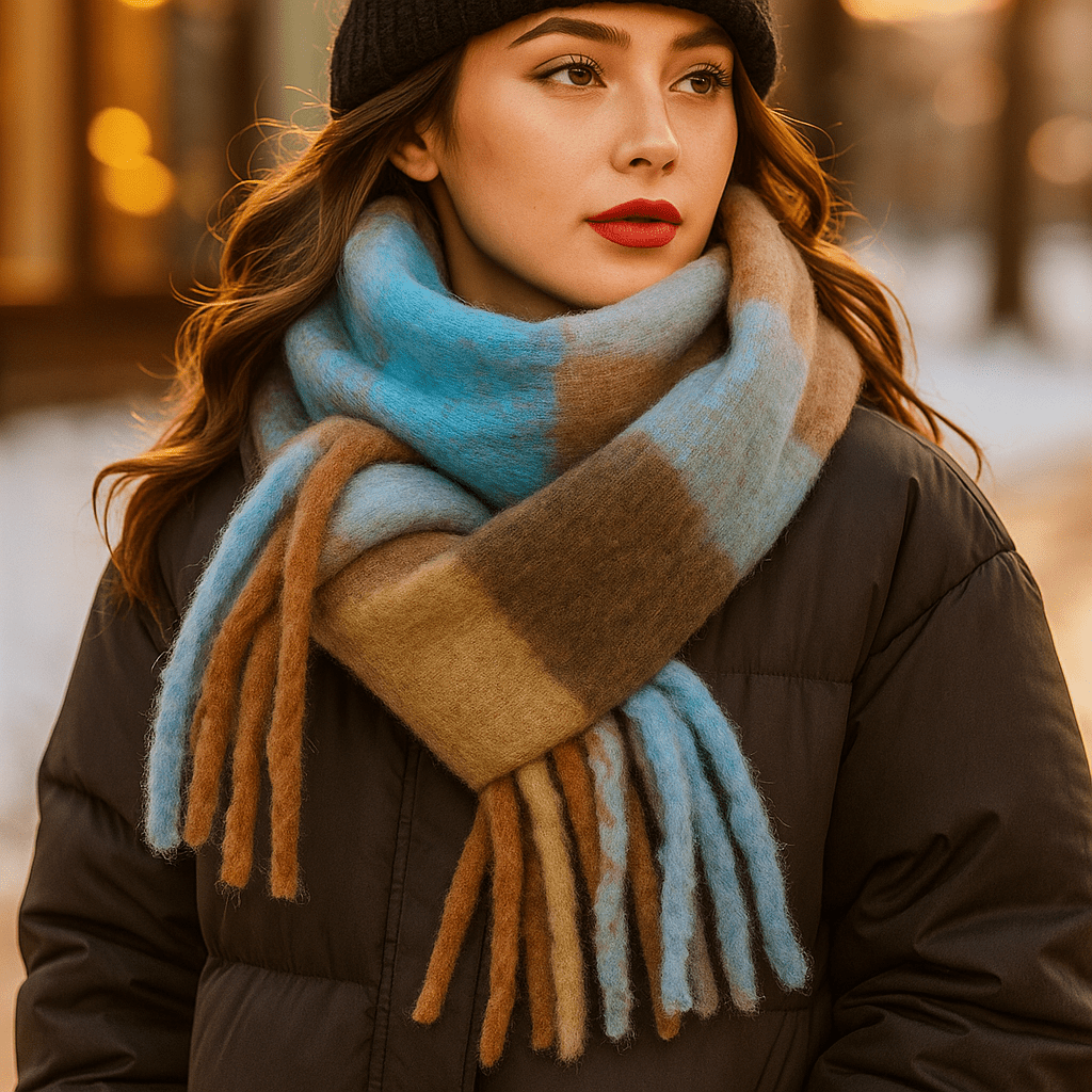 Scarvello - Scarf Lana Spessa - Colorata - Oversize - Calda