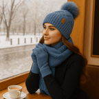 Set cappello - sciarpa - guanti donna inverno