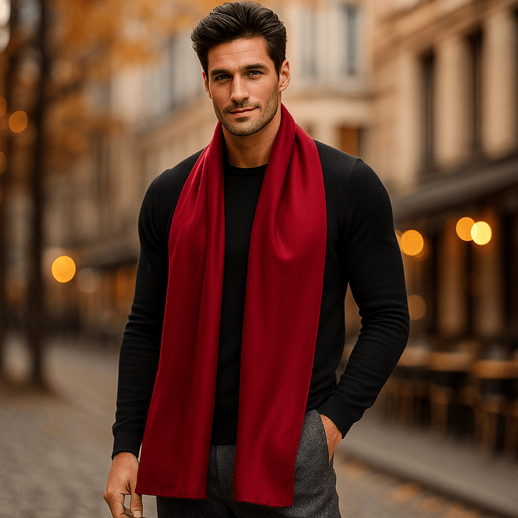 Sciarpa Cashmere Invernale - Uomini - Morbida - Calda - Elegante - Lunga